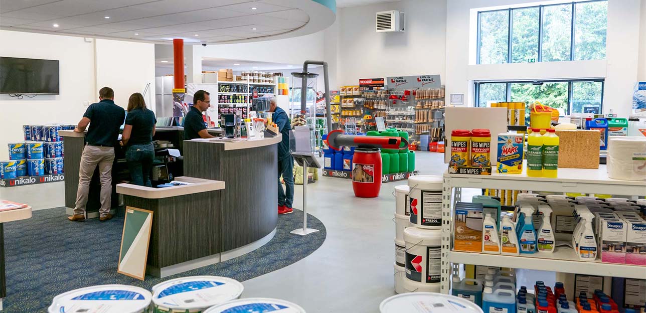 Magasin de peinture et matériel de rénovation