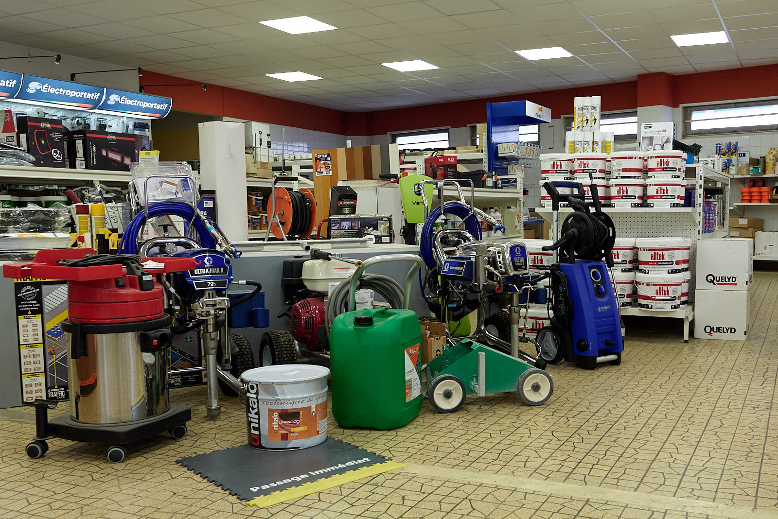 Matériel en location travaux